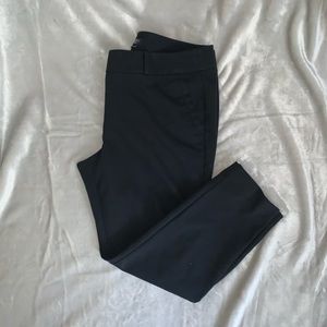 Black Curvy Petite Skinny Ankle Pants